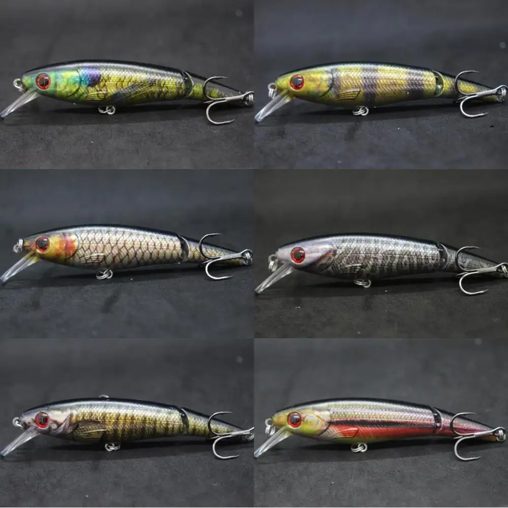 WLure 10 см 14 г шарнирное блесна Джеркбейт 2 сегмента плотный воблер Тонущая