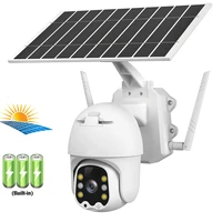 wireless 4g wifi camera outdoor solar panel security protection cctv 360 ptz secur video monitor smart home ip securite cam