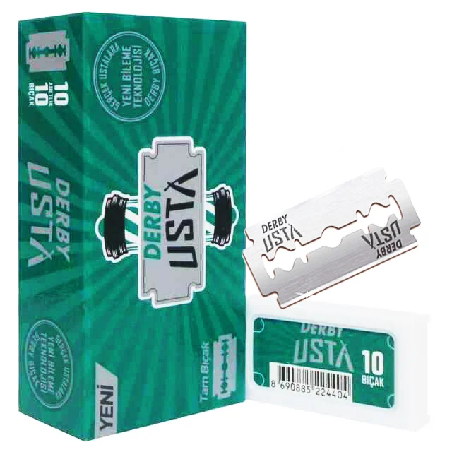 Лезвия для двухсторонней бритвы Дерби 100 шт.|Бритва| |