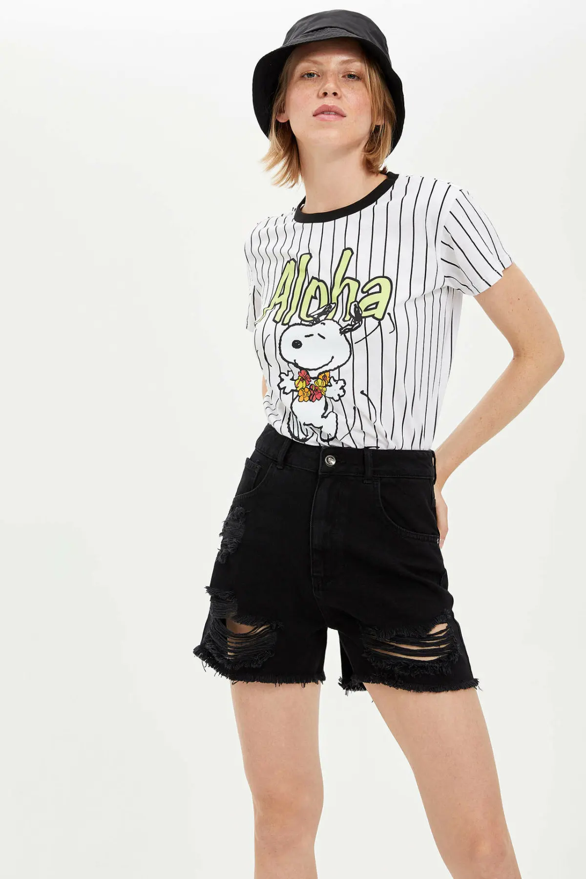 Дефакто Модные женские джинсовые шорты высокое качество повседневные простые