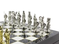 12 Inch Chess Set Luxery Chess Set Personalized Board Game with Figures Wooden Chess Board and Metal Chess Figures