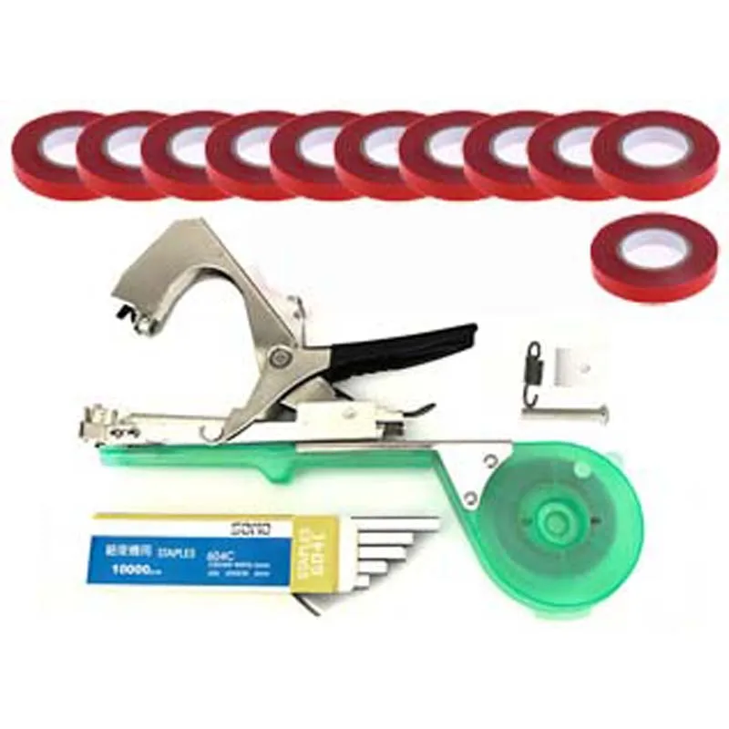 Тапенер для подвязки растений +10000 скоб + 11 лент