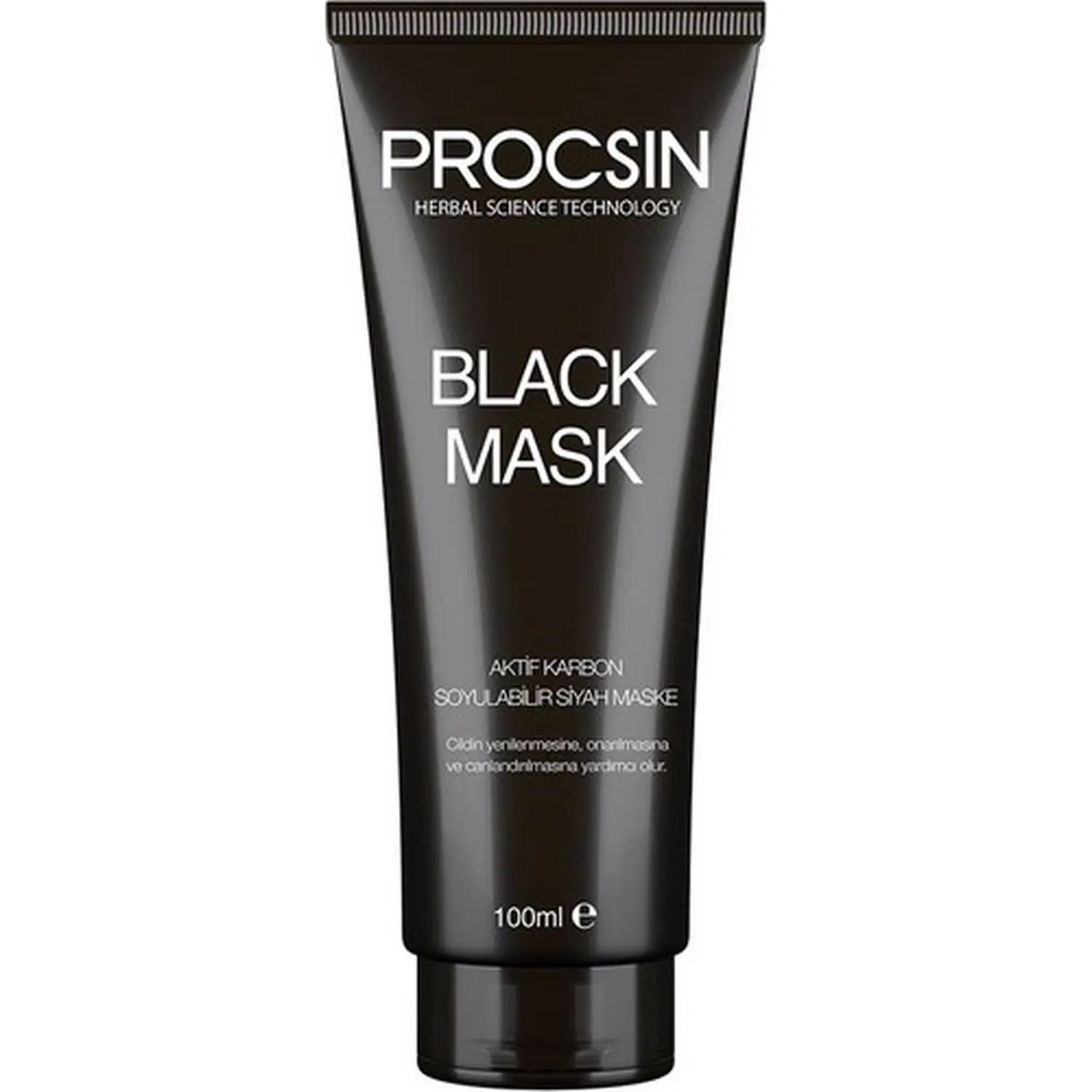 PROCSIN Siyah Maske 100 ML siyah nokta görünümüne karşı bakım canlı, pürüzsüz parlak görünüm black maske temiz yüz