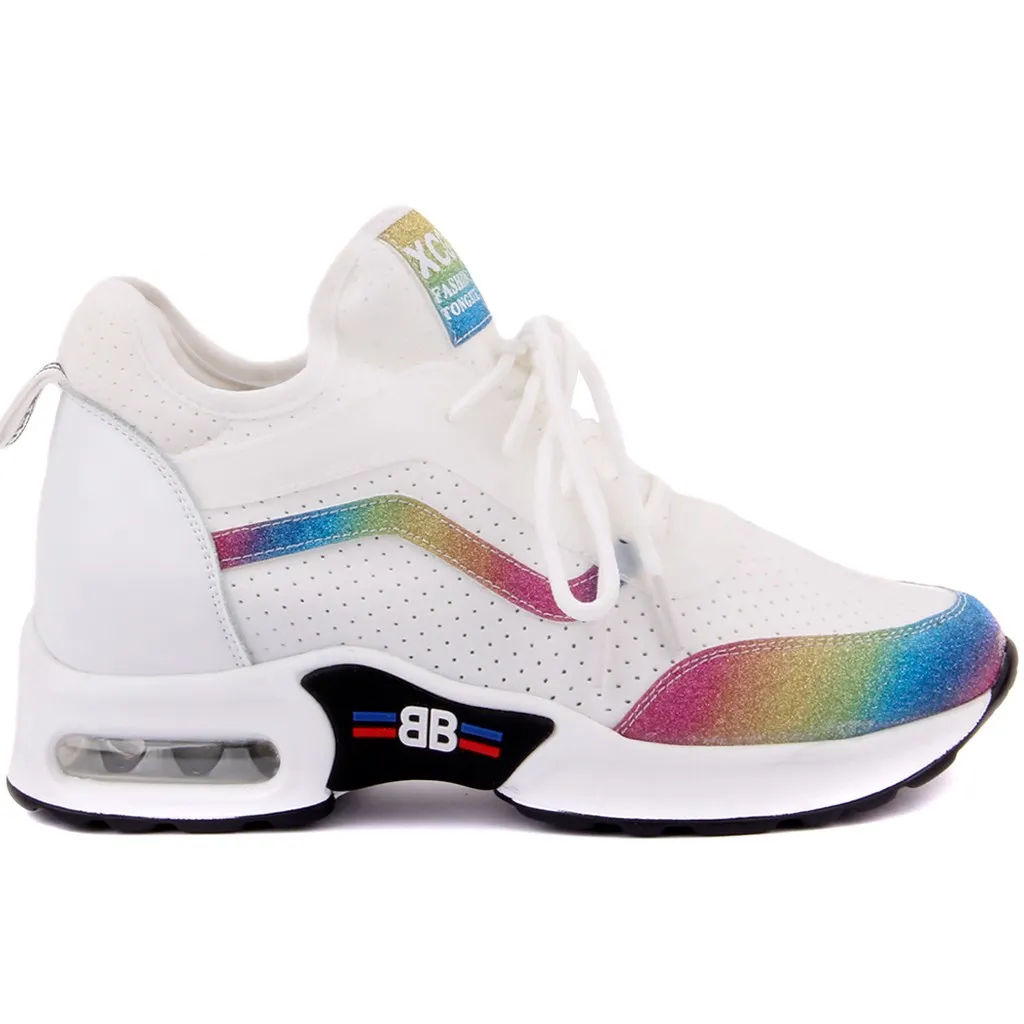 Guja белая женская повседневная обувь на высокой подошве|Обувь без каблука| |