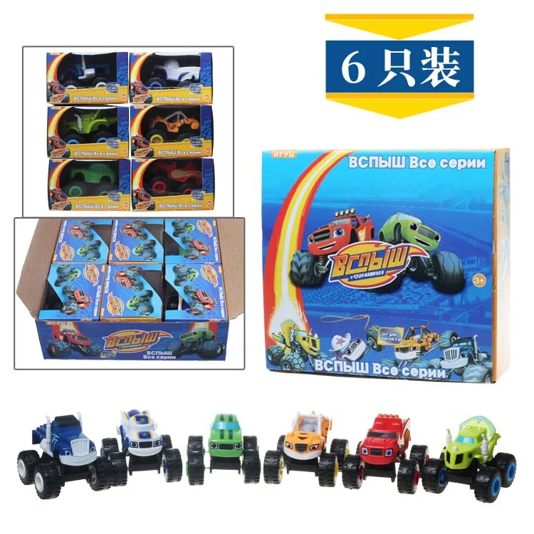 

New Hot Sales !!! Blaze and the Monster Machines Car Toys Pack Of 6 Pcs