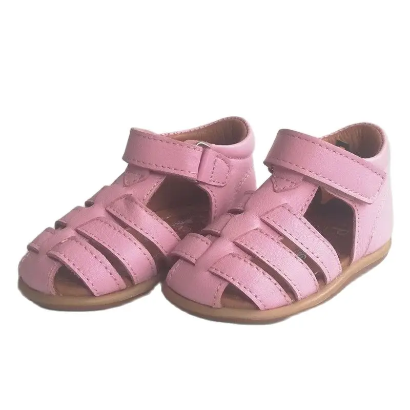 

Summer 2022 Original Leather Unisex Baby Girl Boy Toddler İnfant Pink Blue Sandals