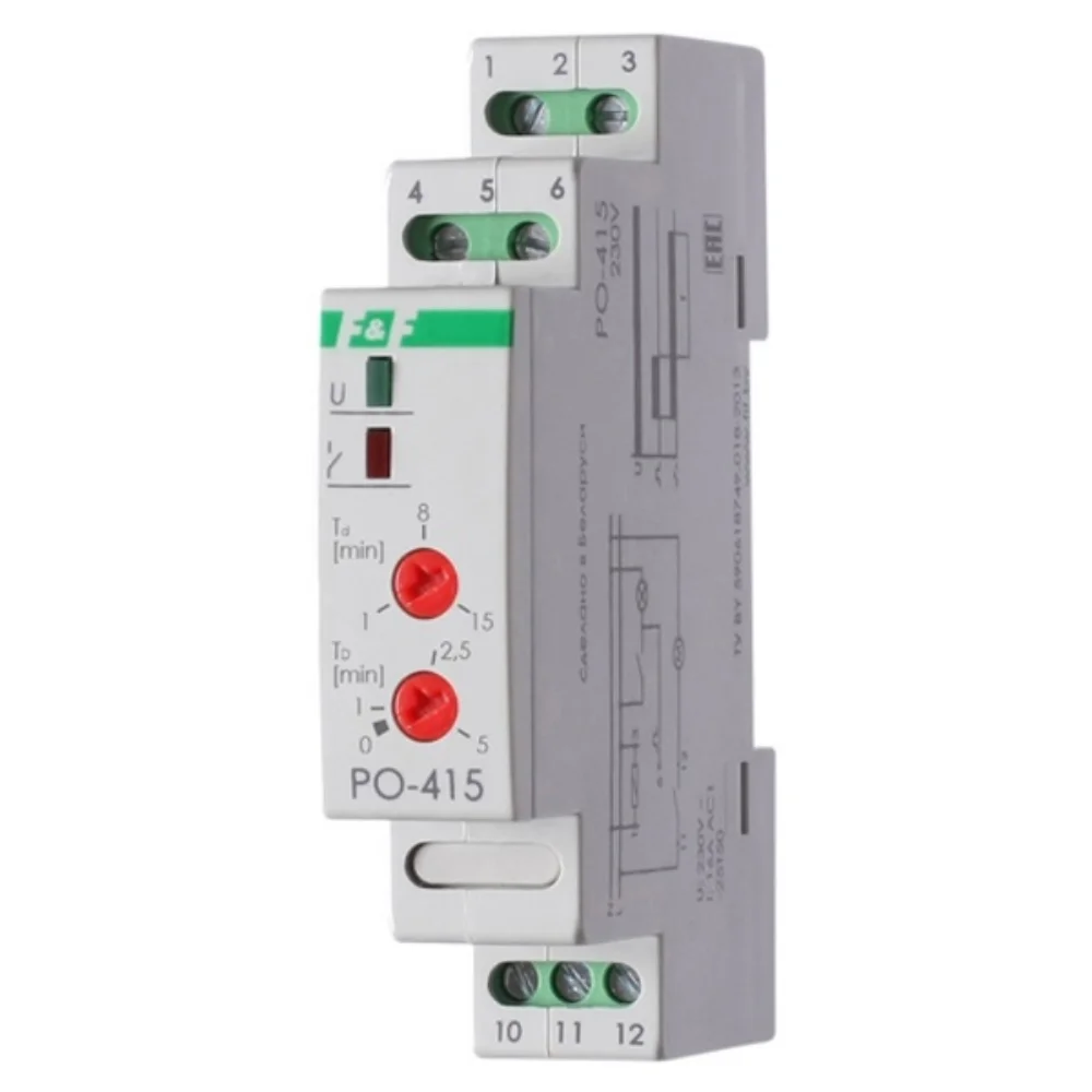 PO-415 Реле времени (общего назначения) (Евроавтоматика F&ampF) (EA02.001.018) - купить по