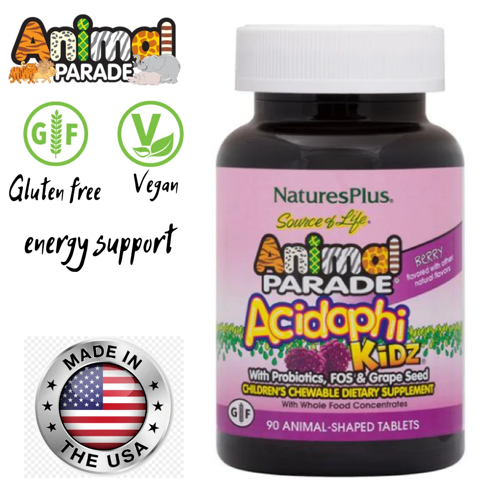 Пробиотики для детей Витамины Парад зверят АцидофиКидс Animal Parade vitamins for children |