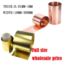 99 9 pure copper cu metal sheet foil plate h62 brass metal sheet foil plate strip 0 1 0 6mm copper strip copper skin red cu