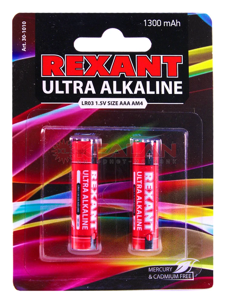 REXANT AAA/LR03 ультра алкалиновая батарейка 2 шт. | Электроника