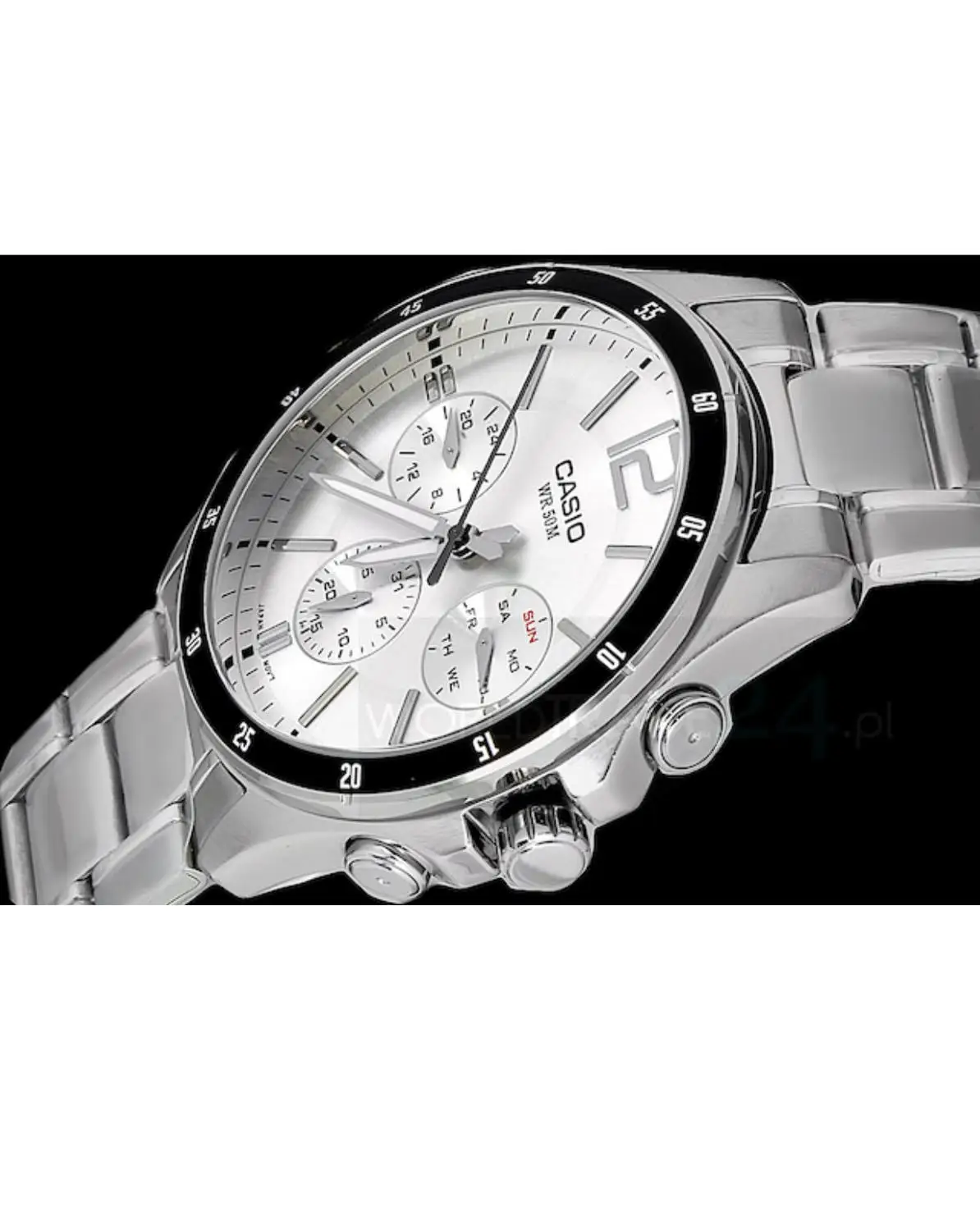 Роскошный комплект CASIO 100 водонепроницаемые Модные мужские часы % оригинальные