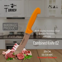 atasan gold series combined knife 02 steak meat handmade high quality professional stainless steel chefs knives 2021 turkish