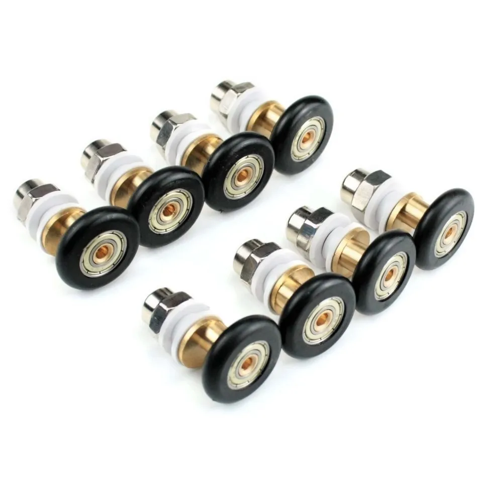 22 25 мм Ролики для дверей душевых кабин. Латунные ролики кабин с эксцентриком под