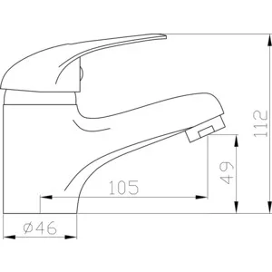 Смеситель для раковины Agger Move (A0602100) | Обустройство дома