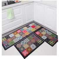 3 pcs game kitchen carpet with non slip carpet nylon modern prints mosaic
