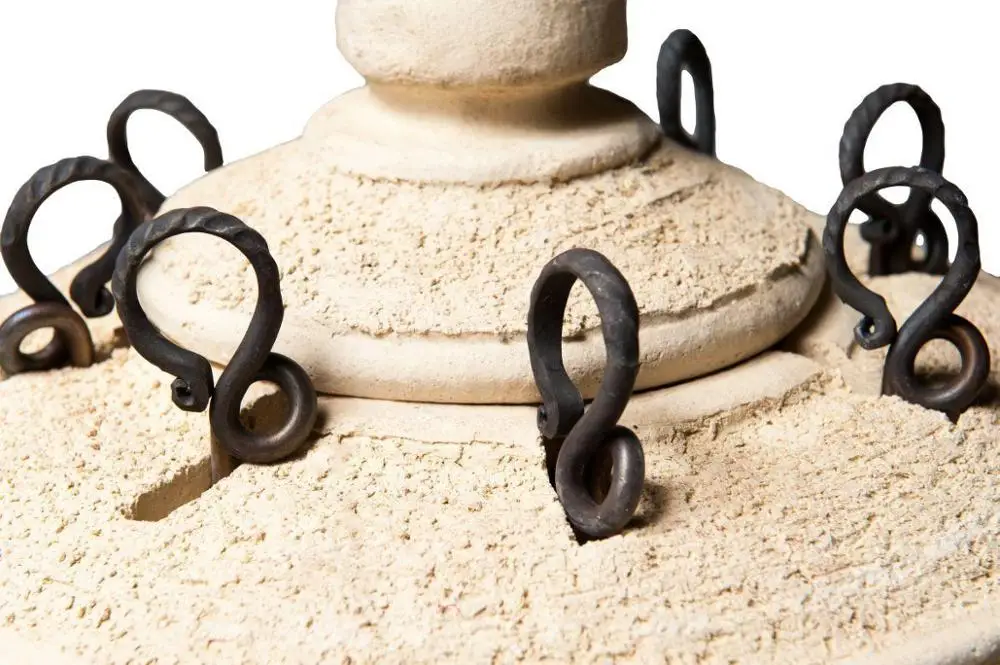 Тандыр Амфора Сармат Охотник традиционный угольный керамика 49х49х76 с шампурами |