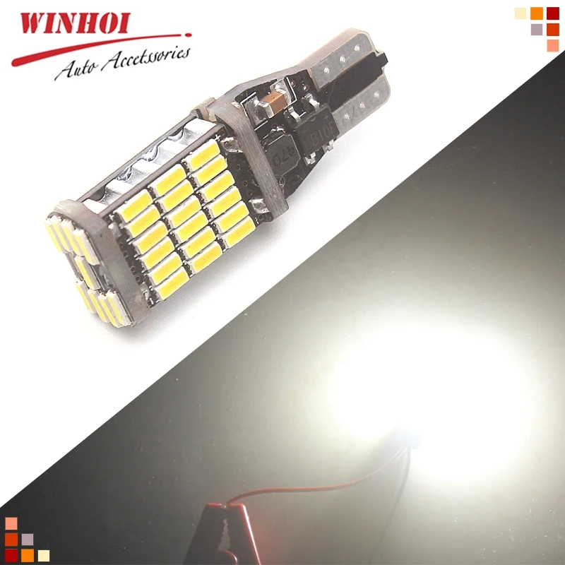 Автомобильная купольная лампа для чтения внутреннего освещения W16W T15 T10 4014 45SMD