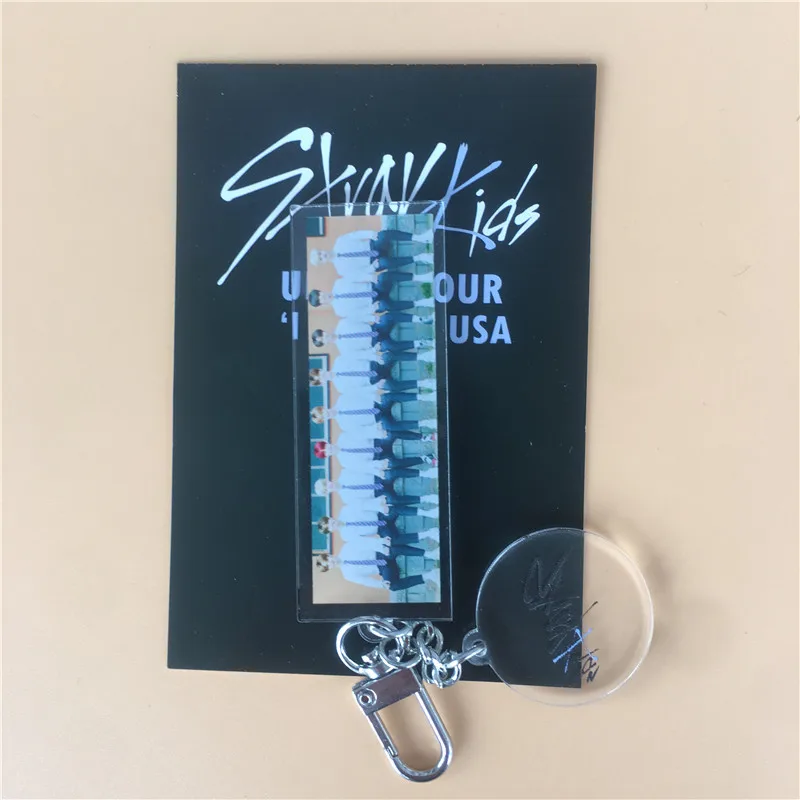 KPOP STRAY KIDS акриловый брелок Подвеска для ключей Mixtape Hellevator Horizon я не брелок