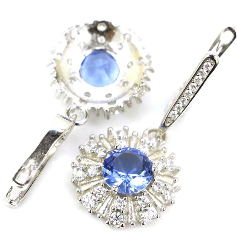 Серьги из серебра 5 7 пробы с натуральным красным Рубином 33 х15 мм | Украшения и