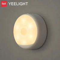 yeelight led night lights with motion sensor for childrens bedroom staircases kitchens usb rechargeable warm yellow light
