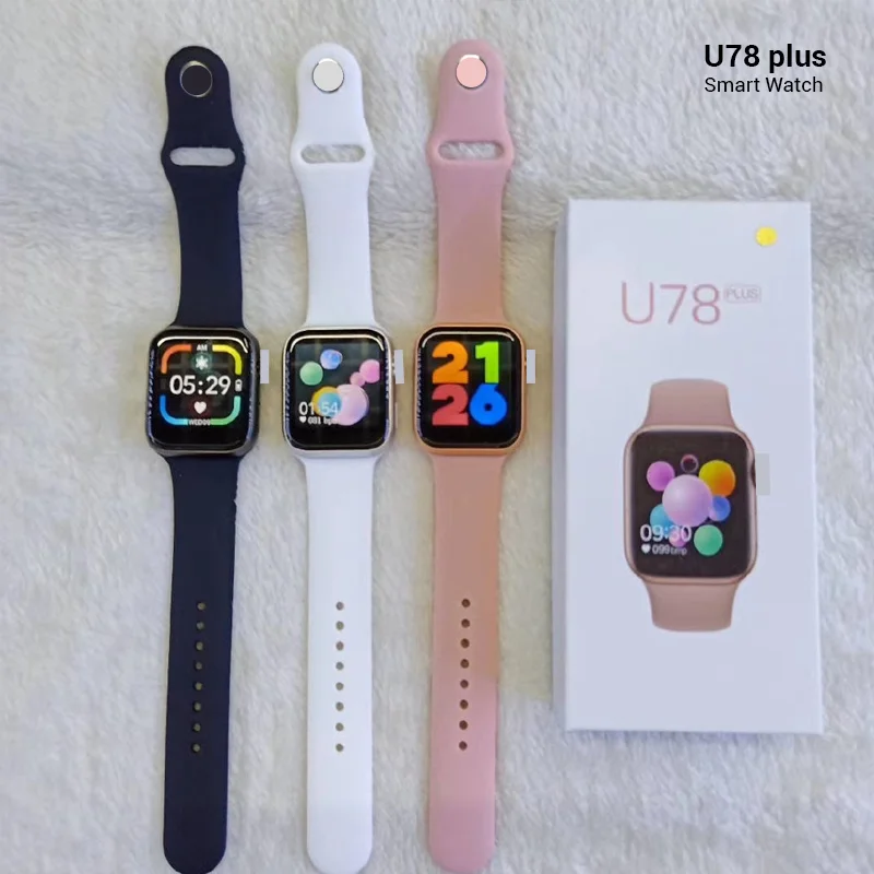 Smart Watch U78 plus series 6 для Android и IOS c пульсометром умные часы водонепроницаемые IP 67