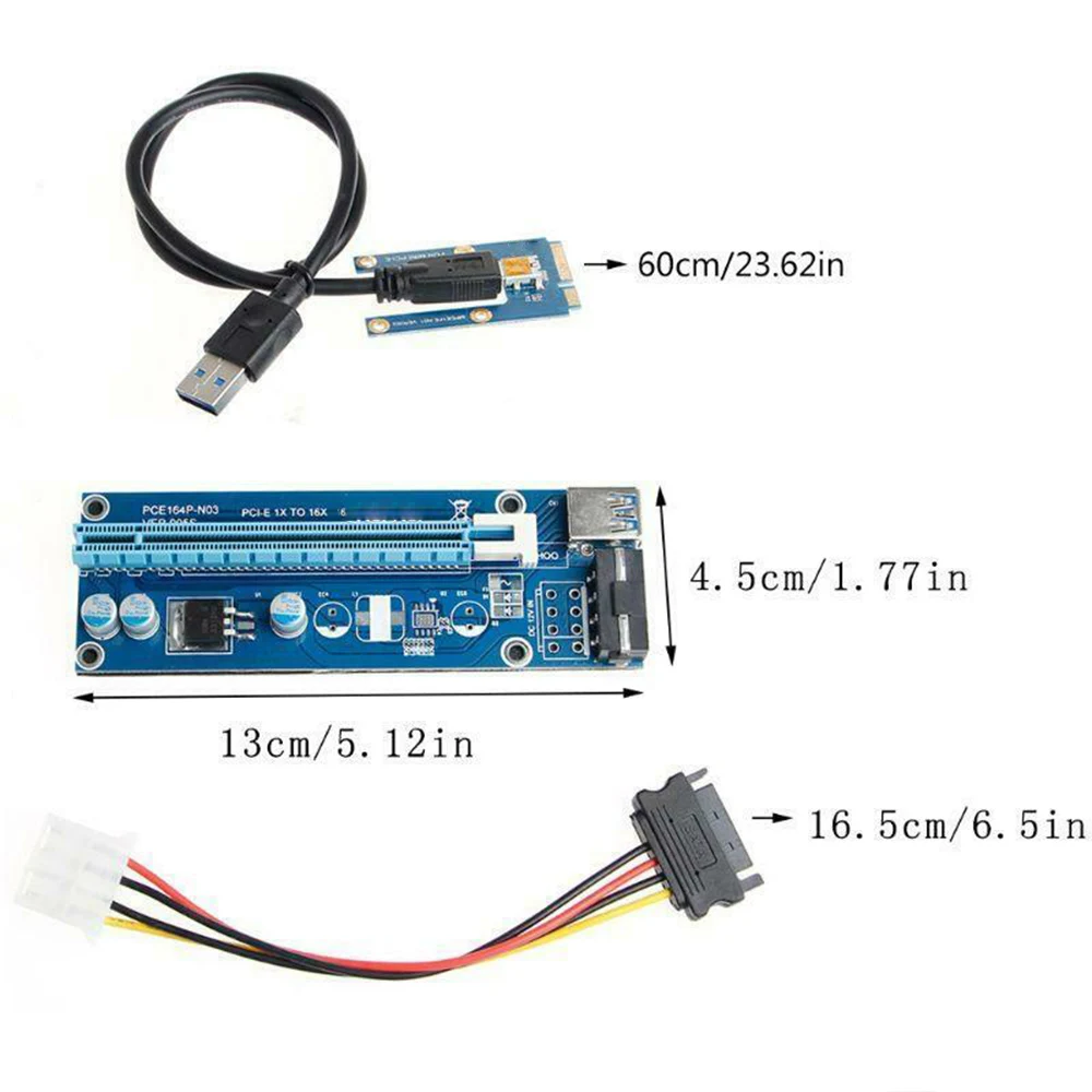 карта расширения mini pci e к pci express 16x кар
