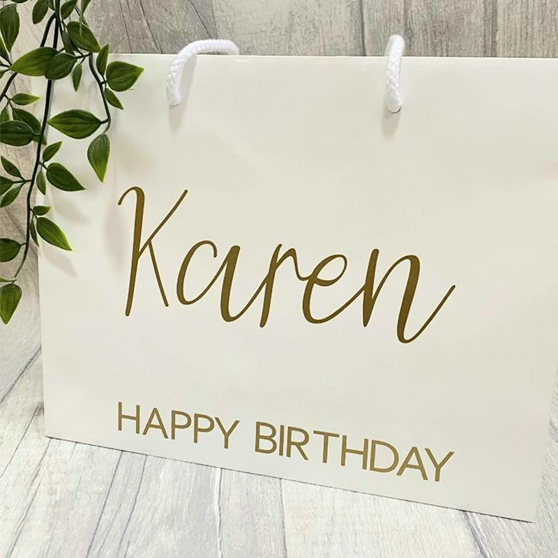 

Personalised Gift Bag, Birthday Gift, Wedding Gift, Valentines Bag, Present Mothers Day Gift, Fathers Day Gift, Anniversary Bag
