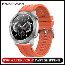 MAFAM MX5 Smart Watch Heart Rate Monitor Bluetooth Call Music Playback IP68 Waterpr Men's Watches 3p