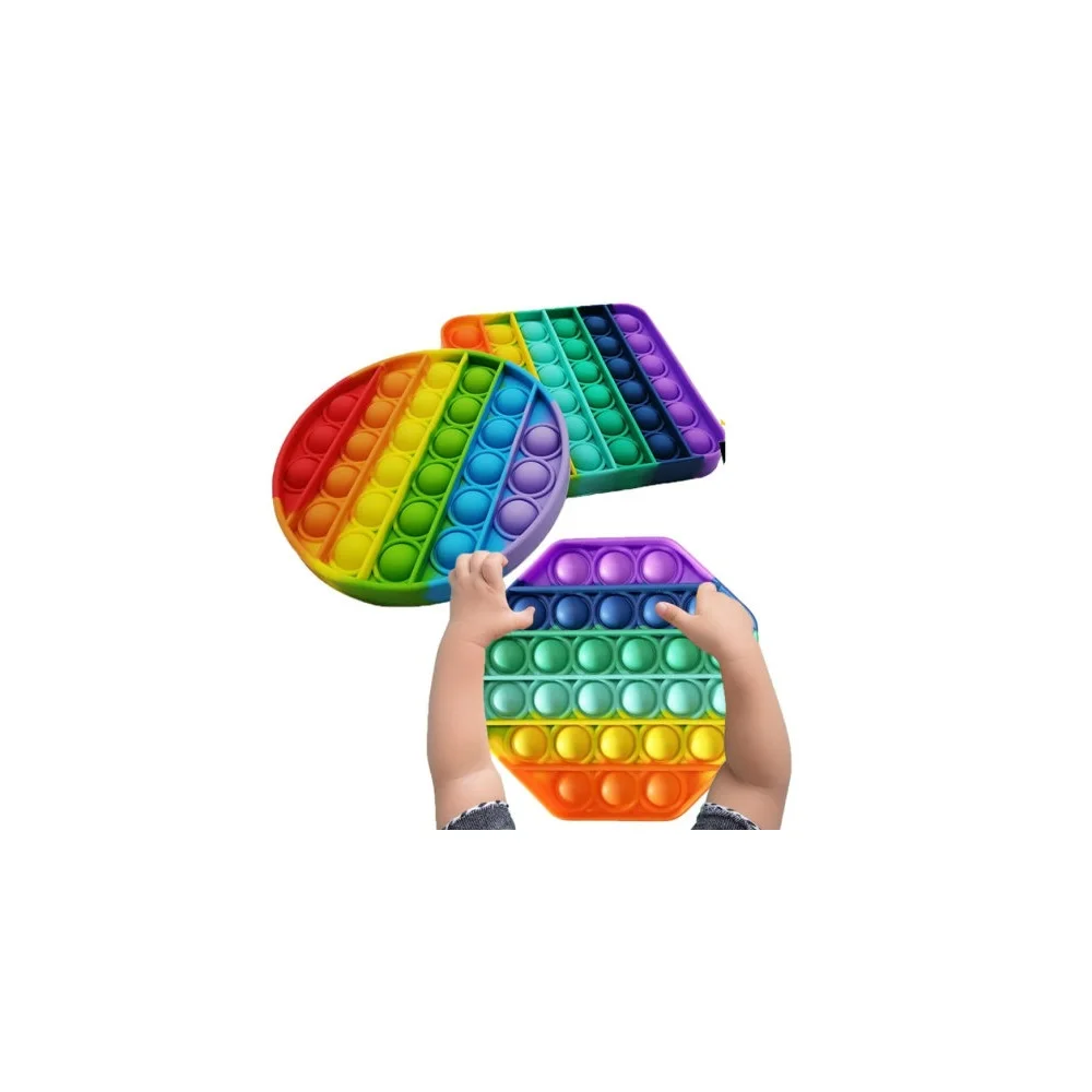 Игрушка антистресс Pop it вечная пупырка развивашка для детей квадрат | Игрушки и