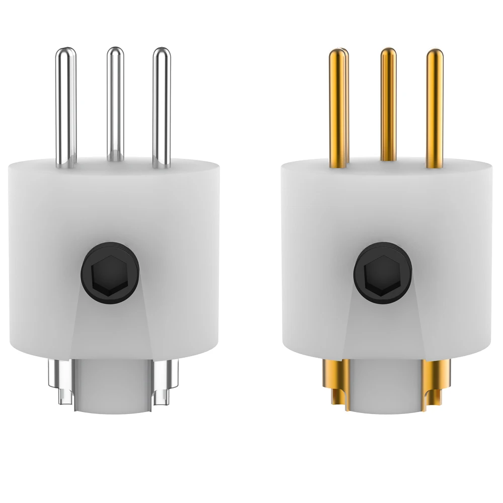 Monosaudio 5Pin Din Reines Kupfer Gold/Rhodiniert Stecker Plattenspieler Tonearm stecker – Detail 4