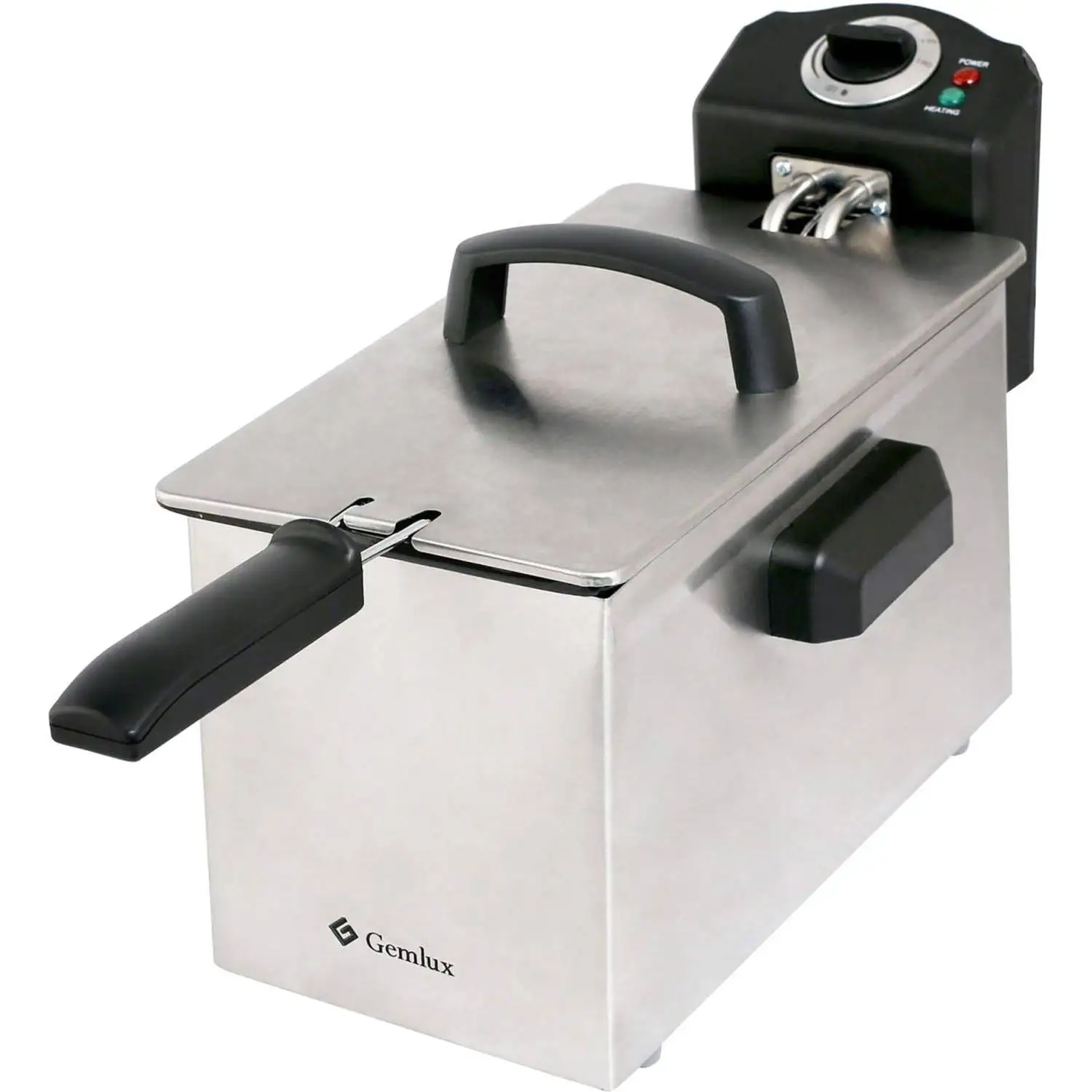 Фритюрница GEMLUX GL DF4M1 (2000 Вт 4л 130 190°C индикатор включения нагрева плавная