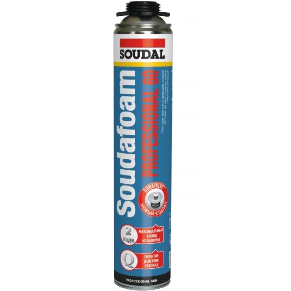 Пена монтажная профессиональная Soudal Professionali 60|Монтажный пистолет| |