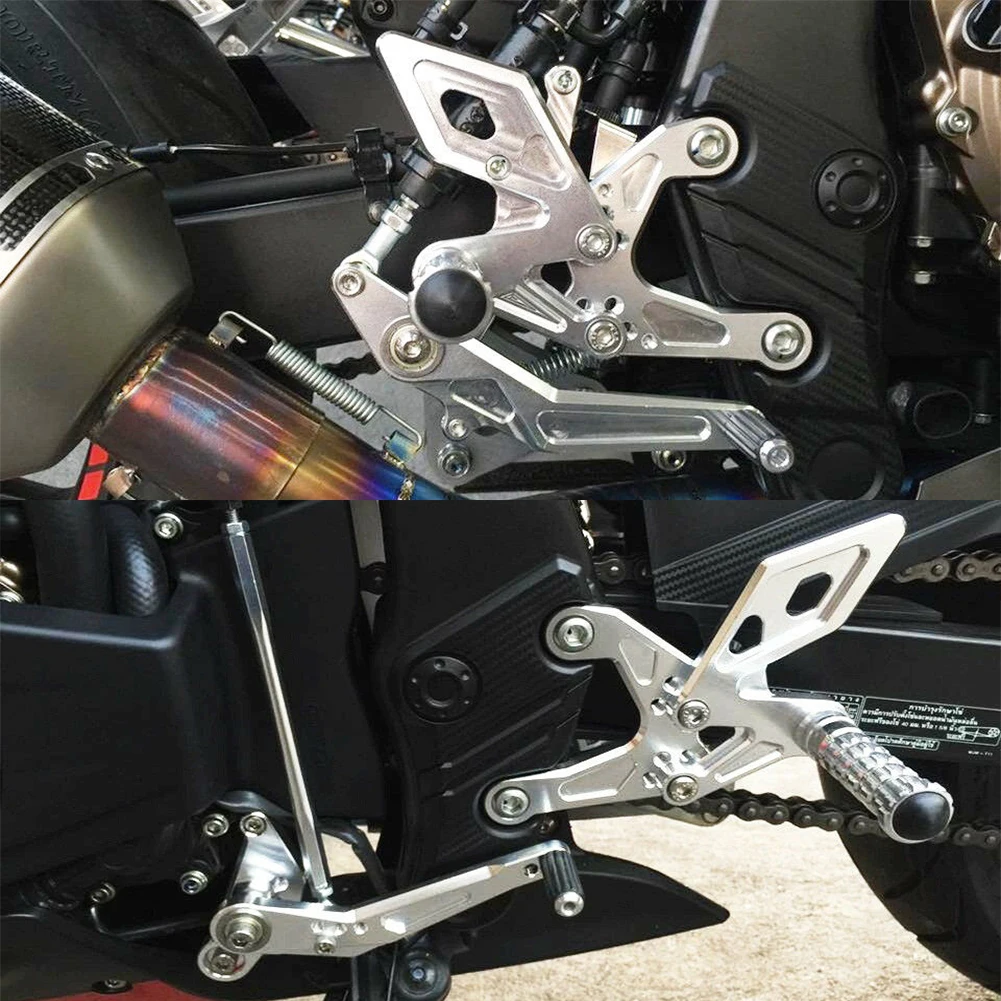 Регулируемый всадник задний Набор Rearsets подножка подножки для ног подножки для Honda CB500F CBR500R CB500 CBR 500 F R