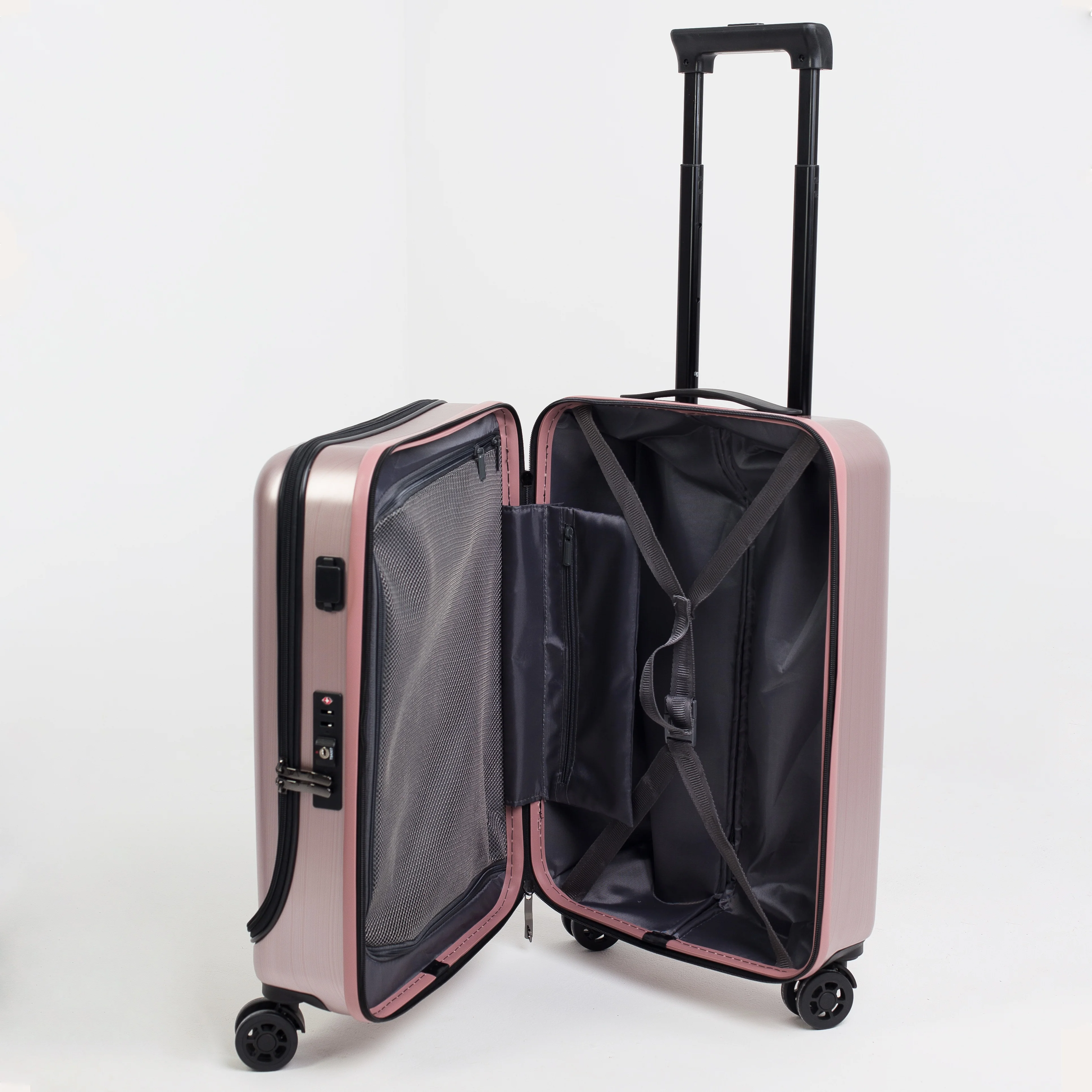 Smart чемодан с USB и отсеком для ноутбука на 4х колесах/ умный чемодан/rare|Чемодан