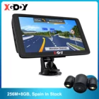 GPS-навигатор Автомобильный XGODY, 7 дюймов, 256 м + 8 Гб, со встроенной батареей 2100 мАч