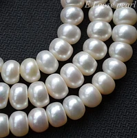 new arrival freshwater pearls loose beads white 8 9mm one full strand diy jewelry making for necklace bracelet earrings