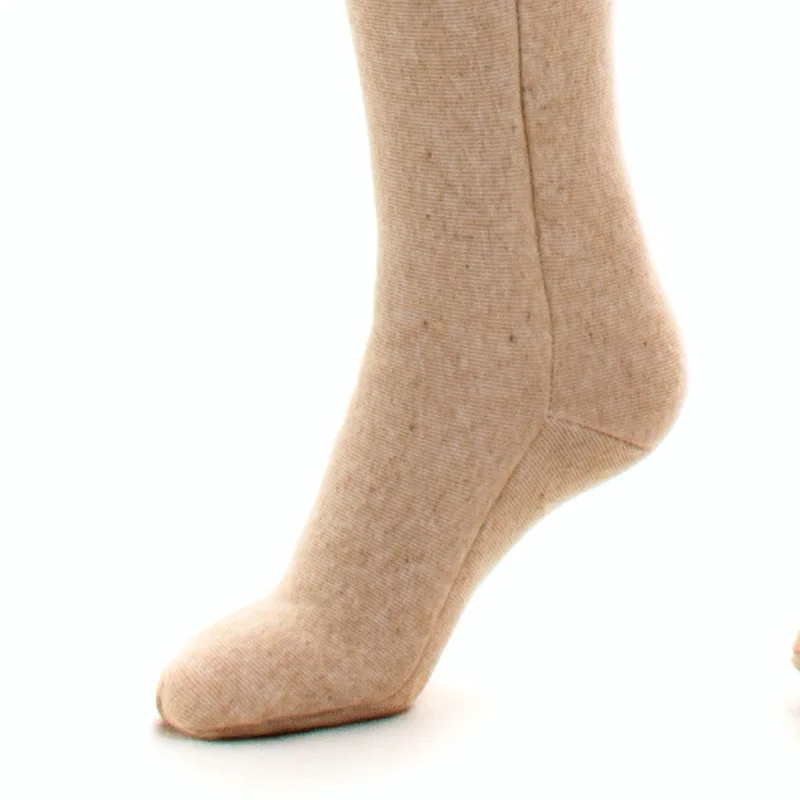 Sheep wool knee socks elastic caramel color | Женская одежда