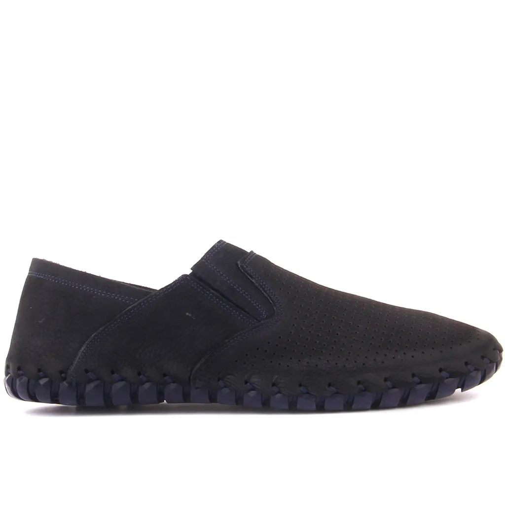 

Sail Lakers-Navy Blue Nubuck Men Casual Shoes