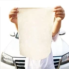 Салфетка из натуральной замши для чистки автомобиля, впитывающие быстросохнущие полотенца из натуральной кожи, уход за автомобилем