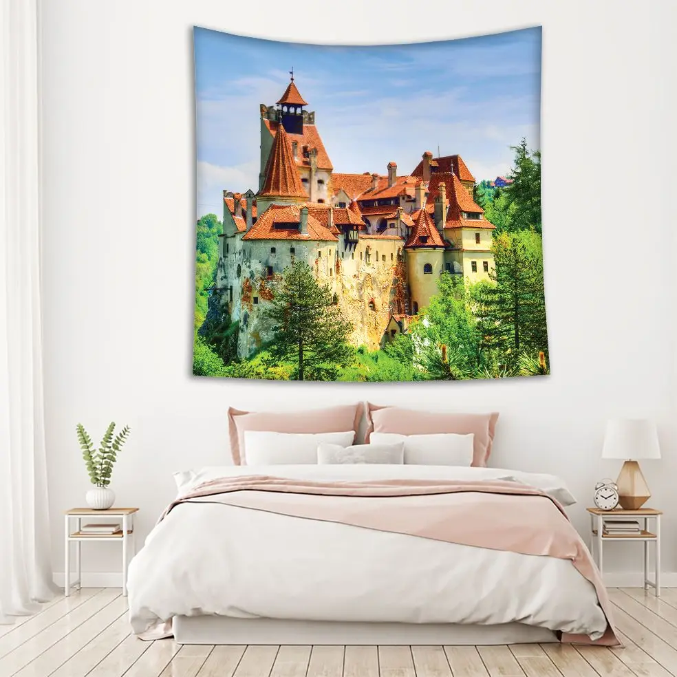 Гобелен средневековый замок брашова знаковая площадка Румыния миф о Дракуле