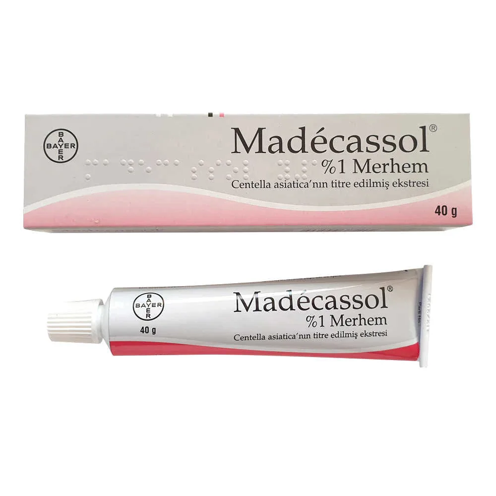 

Madecassol Cream 1% 40 GR - Used in Treatment of Scar Injury, Burn, Acne, Wrinkle