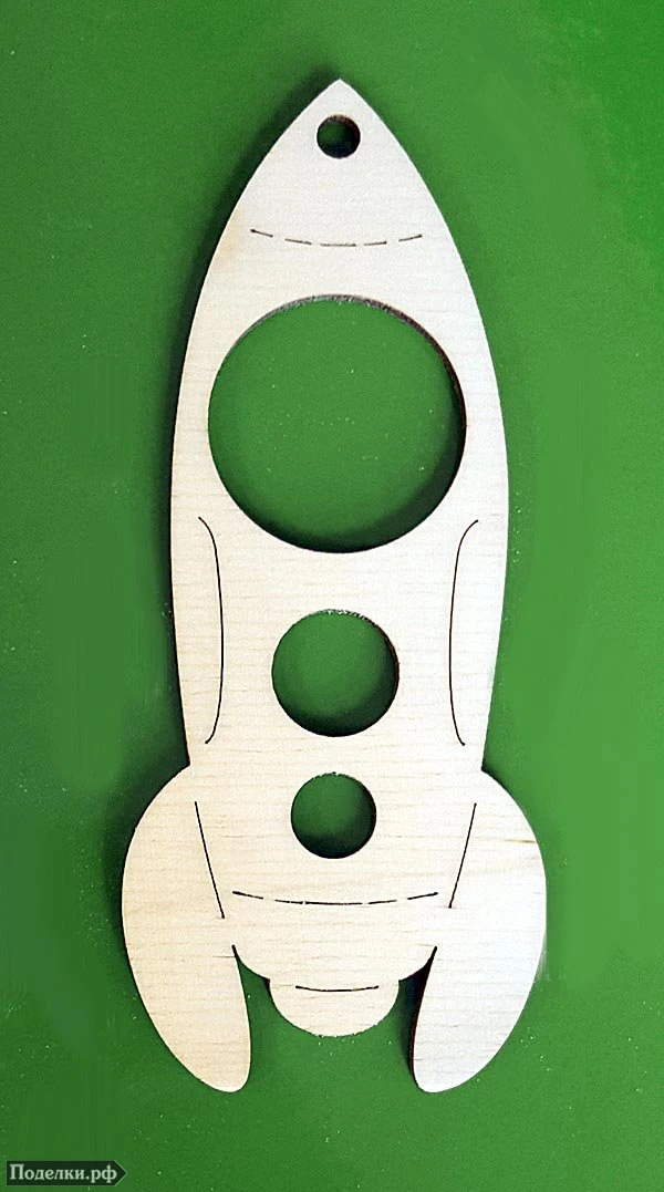 Figure wooden 0009926 rocket 12x5 cm | Figurines &amp Miniatures