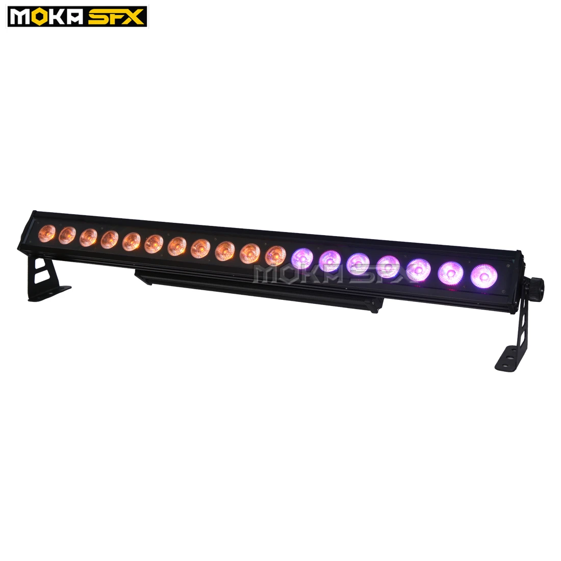 MOKA 18x18w настенный с омывающим светом RGBW + UV 6 в 1 светодиодный светильник для DJ