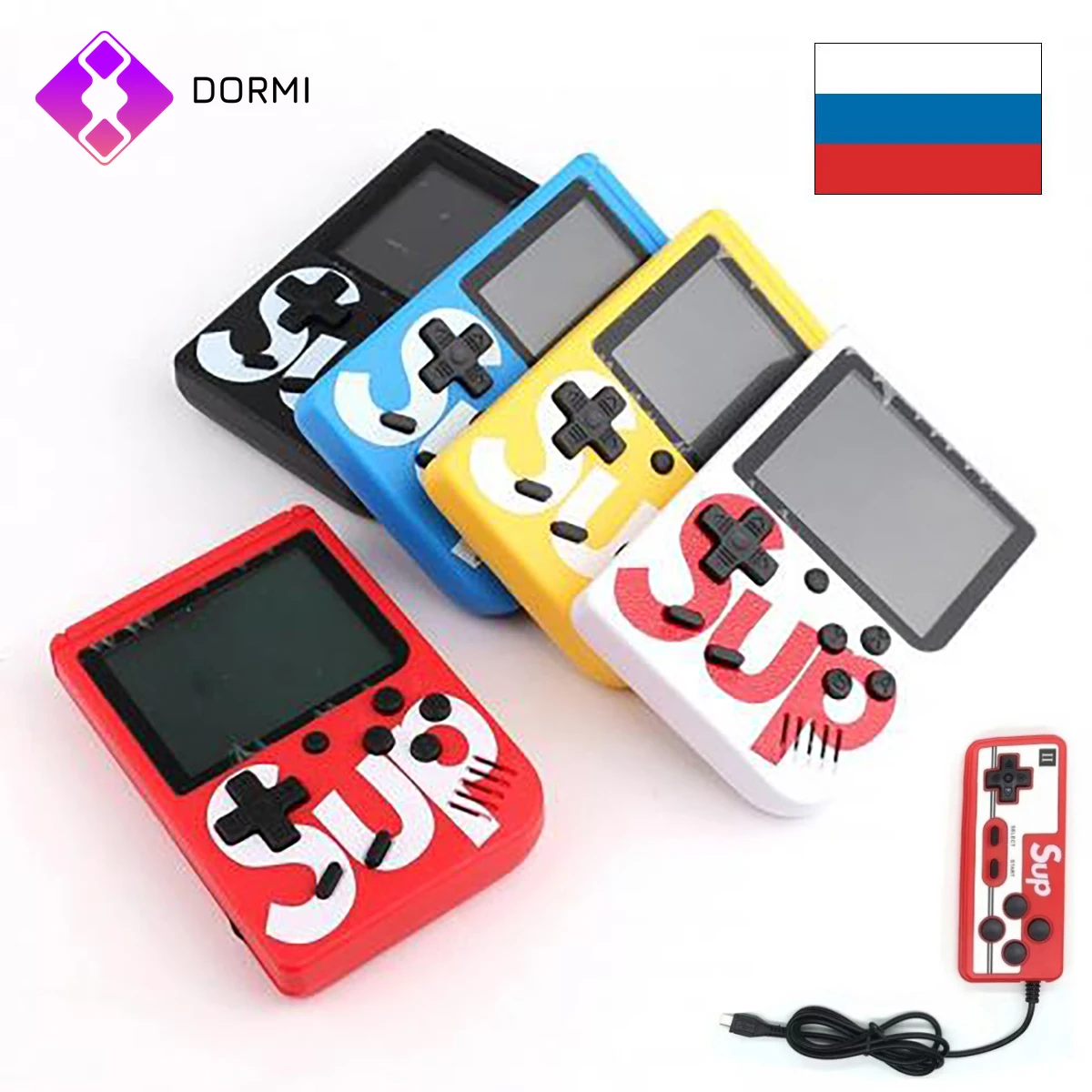 Портативная игровая консоль AMAI SUP Game BOX PLUS 400 в 1 с джойстиком |