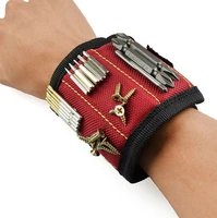 citop 1pcs magnetic bracelet wristband hand wraps tool bag adjustable electrician wrist screws nails drill holder belt