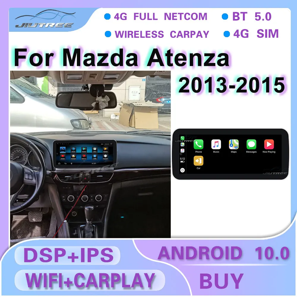 

Автомобильный радиоприемник 128G Android для Atenza 2013 2014 2015 автомобильный монитор стерео Мультимедийный Плеер автомобильная навигация Двойная Си...