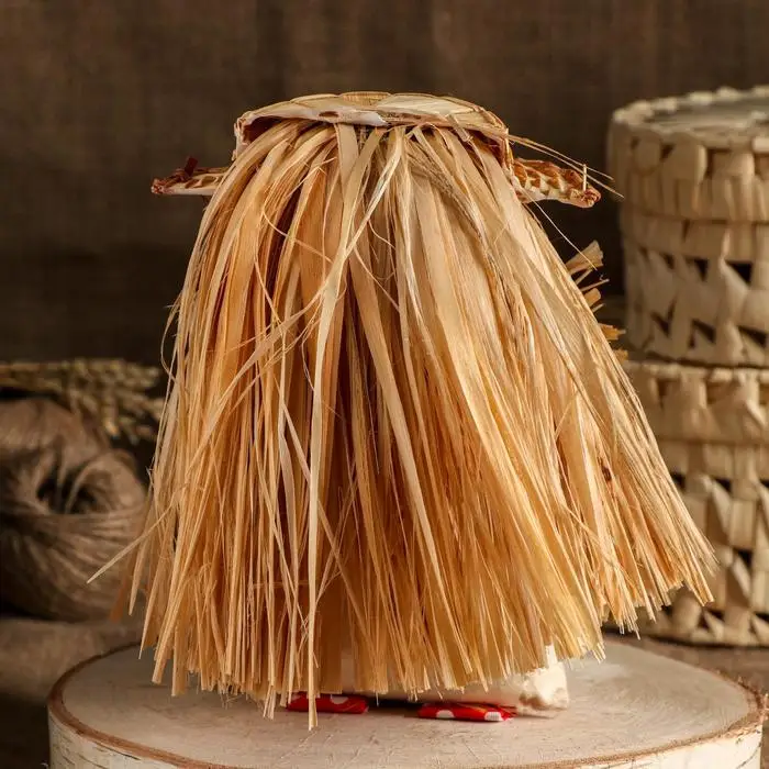 Charm банник with broom in straw шляпке пожеланием | Дом и сад