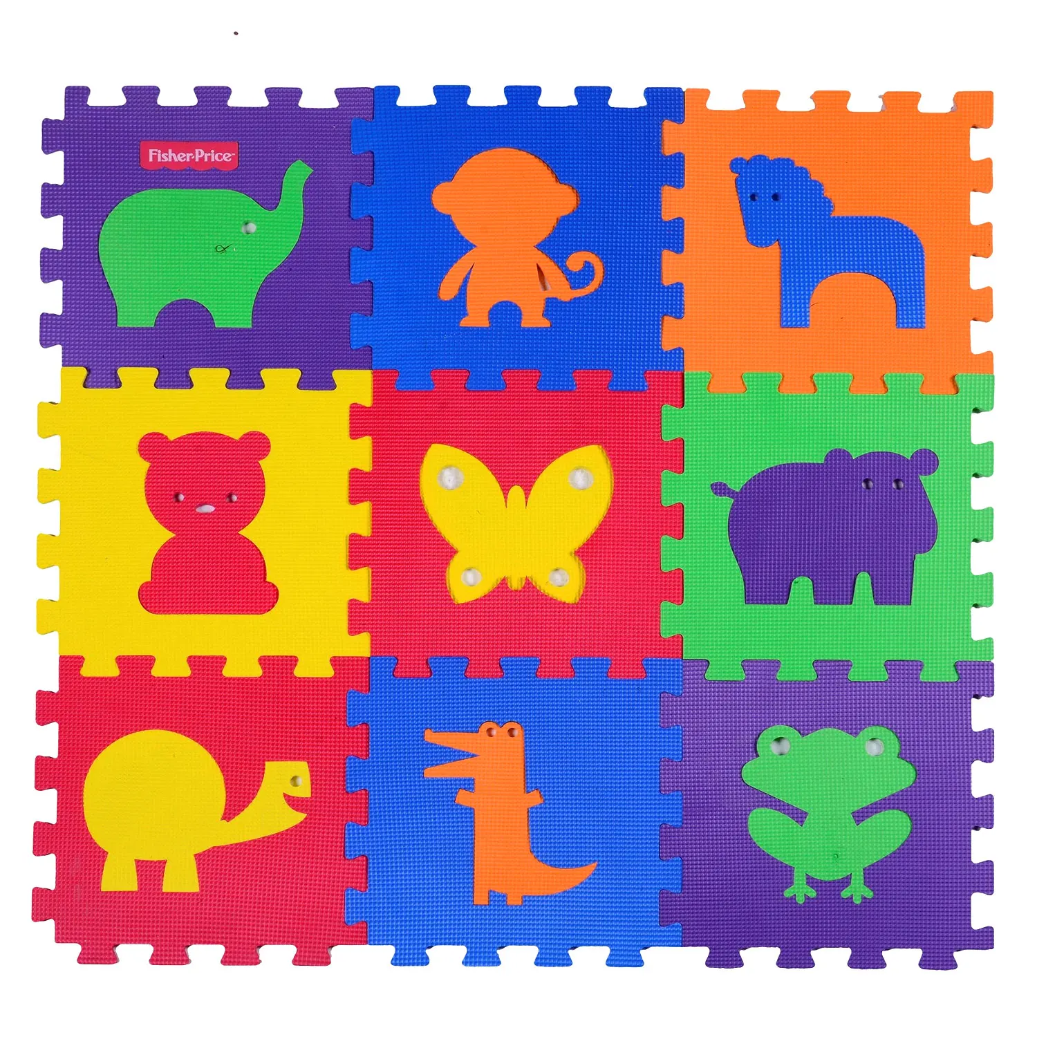Обучающий игровой коврик Fisher Price с животными для детской комнаты