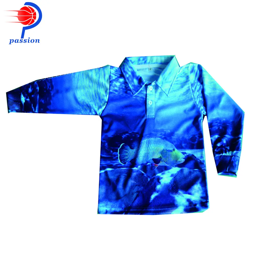 Большая рыба популярные австралийские рубашки для рыбалки с сублимированным