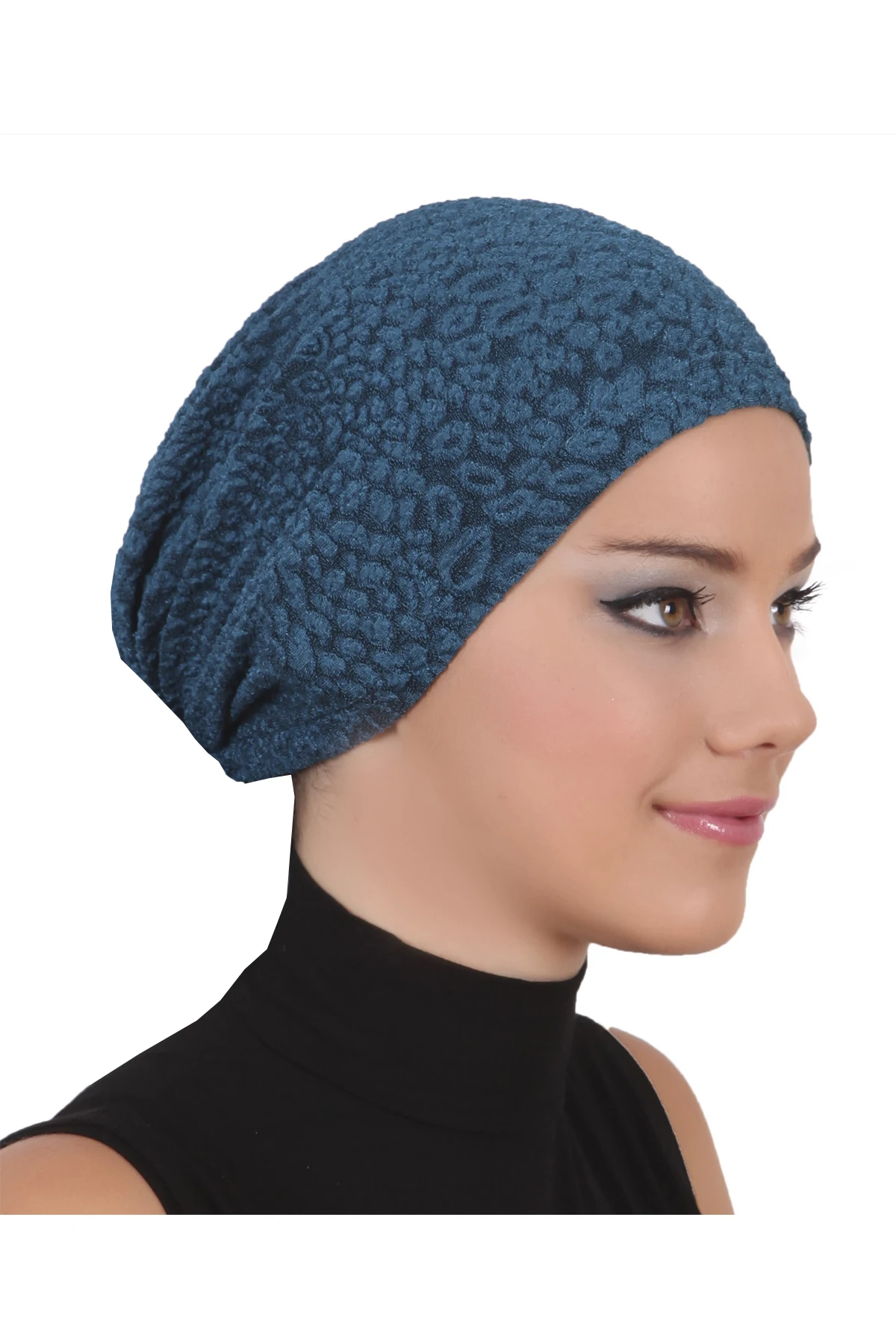 2022 New Fashion Brocade Inner Ready Made Turban Hijab Bonnet Scarf Women Beret Muslim Chemo Ramadan Abaya Veil Instant Jilbab Cancer Cap All Season Pearl Bead Custom Design